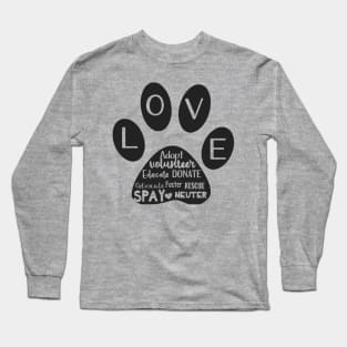 PAW LOVE T-SHIRT Long Sleeve T-Shirt